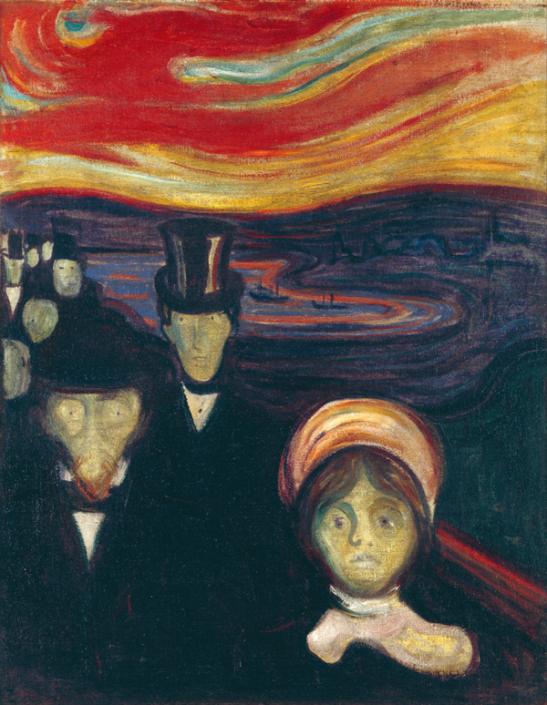 Edvard Munch - Anxiety (1894)